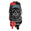 Custom Barber Cape Hairdresser Cape, Add Your Photo Text Logo Personalized Barber Red Black Salon Cape for Men, Customized Hair Cutting Cape for Home Salon Barbershop view 3