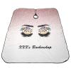 Custom Barber Cape Hairdresser Cape, Add Your Photo Text Logo Personalized Eyes Pink Salon Cape for Men, Customized Hair Cutting Cape for Home Salon Barbershop view 4