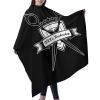 Custom Barber Cape Hairdresser Cape, Add Your Photo Text Logo Personalized Barber Salon Cape for Men, Customized Hair Cutting Cape for Home Salon Barbershop view 2