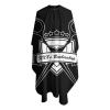 Custom Barber Cape Hairdresser Cape, Add Your Photo Text Logo Personalized Barber Salon Cape for Men, Customized Hair Cutting Cape for Home Salon Barbershop view 3
