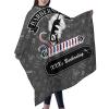 Custom Barber Cape Hairdresser Cape, Add Your Photo Text Logo Personalized Barber Salon Cape for Men, Customized Hair Cutting Cape for Home Salon Barbershop view 2
