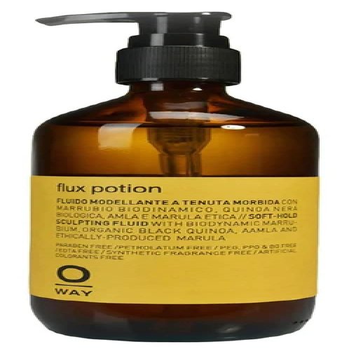 0way FLUX POTION, Soft-Hold Sculpting Fluid, Made in Italy, Biodynamic Ingredients (8.1 oz)