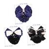 OSALADI 3pcs Women Girls Hair Nets Crochet Hair Accessories for Women Snood Net Bow-knot view 2