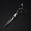 Hair Cutting Shears, 6 Inch Professional Japan 440c Steel Upscale Green Gem Cut Hair Scissors Haircut Thinning Barber Cutting Shears Hairdressing Scissors (Color : Set) view 3