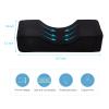 Toymay Comfortable Eyelash Extension Neck Pillow,Memory Foam Neck Contour Pillow for Sleeping Support,Beauty Salon Lash Grafting Pillow,Removable Black Velvet Cervical Pillow view 2