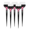 LALAFINA 5pcs Hair Dye Applicator Brush for Easy Hair Coloring Treatment Soft Bristle Inverted Film Care Brush for Home Salon Use Black view 1