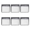 FRCOLOR 180pcs Empty Square Stainless Steel Pans for Makeup for Eyeshadow Blusher and Pressed Powder Containers for Crafting and Cosmetic Projects view 2