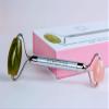 GEM PWR Rose Quartz + Jade Roller for Face and Neck Massage, Dual Gemstones with Durable Steel Handle and Travel Bag. Minimize Wrinkles, Reduce Puffiness and Restore Skin's Elasticity and Radiance view 4