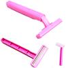 2 Packs 20 Ct Women's Razors Disposable Twin Blade Hair Removal Shaver Pink view 1