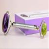 GEM PWR Amethyst + Jade Roller for Face and Neck Massage, Dual Gemstones with Durable Steel Handle and Travel Bag. Minimize Wrinkles, Reduce Puffiness and Restore Skin's Elasticity and Radiance view 4