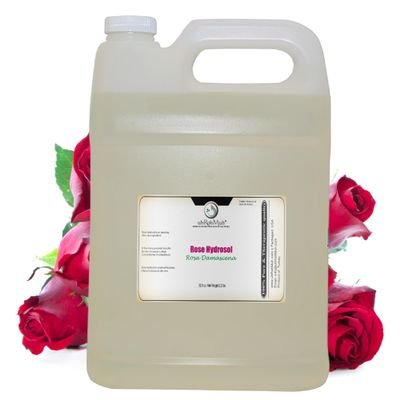 uh*Roh*Muh Pure Rose Hydrosol - 100% Natural & Pure Rose Water Hydrosol for Face & Body | Distilled Bulk Rosewater for Hair, Face and Skin - Sourced from India - 32 fl oz (Net Wt. 1.0 kg / 2.2 lb)