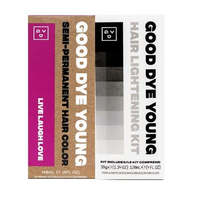Good Dye Young Perm Dye (Live Laugh Love) and Lightening Kit - 4oz