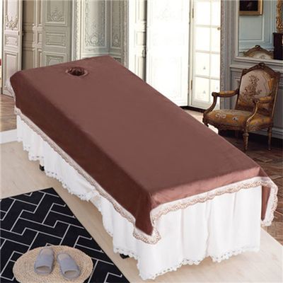 Massage Table SPA Couch Cover Sheet Waterproof Beauty Salon Spa Massage Table Cloth Professional Massage Couch Cover Soft Massage Sheet Cover Anti-slip For Massage Tables And Spas-H 43x87inch(110x220c