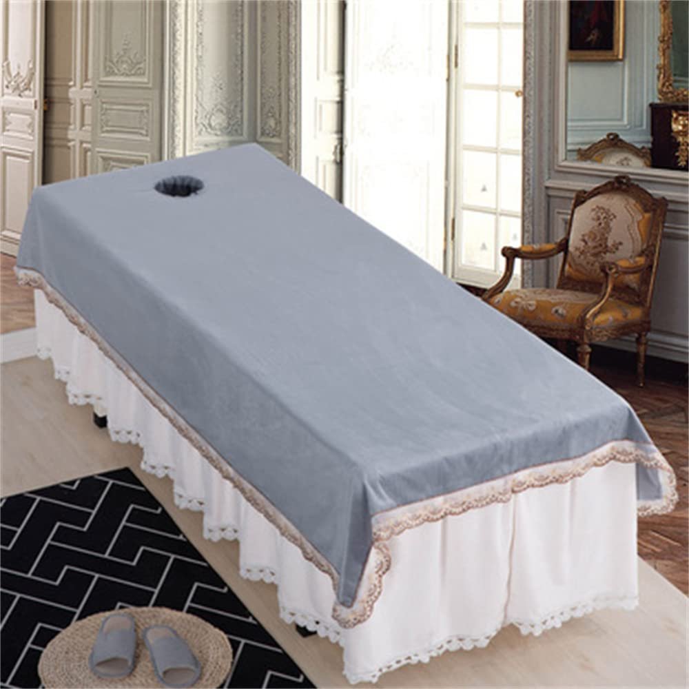 Massage Table SPA Couch Cover Sheet Waterproof Beauty Salon Spa Massage Table Cloth Professional Massage Couch Cover Soft Massage Sheet Cover Anti-slip For Massage Tables And Spas-A 43x87inch(110x220c