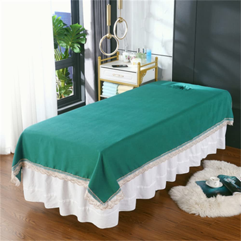 SPA Center Bed Sheets Washable Protective Massage Table Bed Cover All-round Wrap SPA Massage Table Cover Mat Fully Wrap Around Sides Bed Sheet Cover Waterproof For Beauty Salon Spa-A 47x79inch(120x200