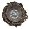Mens Hairpieces All Poly Toupee for Men Real Human Hair Replacement System Thin Skin Mens Toupee 0.1mm Male Hair Prothesis 8"X10" #320 3# DARK BROWN WITH 20% SYNTHETIC GREY view 3