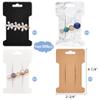 300 PCS Hair Clip Bow Display Cards Hair Barrettes Jewelry Display Holder Rectangle Paper Cardboard for Hair Accessories Display and Organizing, 4 x 2-1/2 Inches (Multicolor) view 2