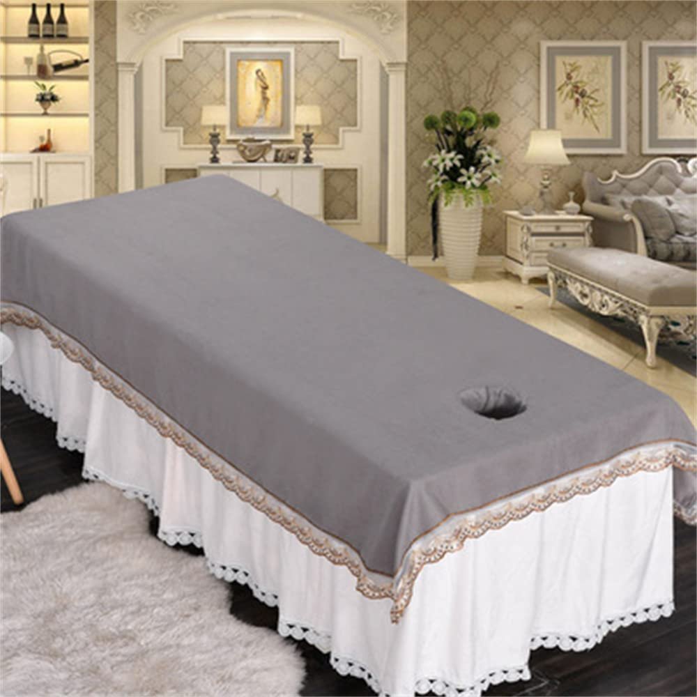 Massage Table SPA Couch Cover Sheet Waterproof Beauty Salon Spa Massage Table Cloth Professional Massage Couch Cover Soft Massage Sheet Cover Anti-slip For Massage Tables And Spas-T 49x87inch(125x220c