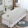 Cotton Spa Massage Treatment Table Bed Cover with Face Hole Salon Bed Sheet Solid Color Massage Table Sheet Beauty Salon Spa Sheet for Massage Bed-G 31x79inch(80x200cm) view 1