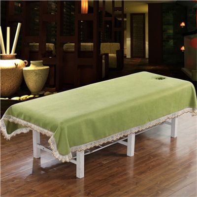 Cotton Beauty Bedsheet Beauty Salon Massage Cover with Face Hole Beauty Couch Cover for Massage Tables Bed Treatment Solid Color Massage Table Cloth for Massage Bed-I 31x79inch(80x200cm)