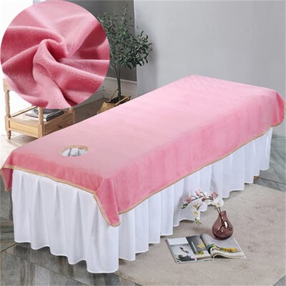 Darley Massage Fitted Sheet with Face Hole Soft Massage Table Cover Sheet Washable Salon Bed Sheet Cover SPA Massage Table Cover for Massage Bed-B 31x79inch(80x200cm)