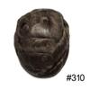 Full PU Toupee for Men Human Hairpiece Durable Thin Skin Hair Replacement System Mens Toupee 0.1MM Skin PU Injected Hair Units for Men 8"X10" #310 3# DARK BROWN WITH 10% SYNTHETIC GREY view 2