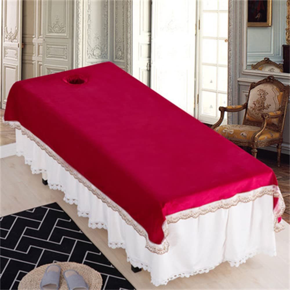 Massage Table SPA Couch Cover Sheet Waterproof Beauty Salon Spa Massage Table Cloth Professional Massage Couch Cover Soft Massage Sheet Cover Anti-slip For Massage Tables And Spas-J 43x87inch(110x220c