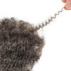 Linkmai Afro Bulk 100% Natural Human Hair,Salt & Pepper, 8Inch, 30g/1OZ for Braids, Loc Fix, Bulking Dreadlock Extensions & Twisting Knot & DIY Your Own Style view 3