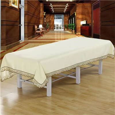 Cotton Protective Massage Table Bed Cover Salon Bed Sheet Cover with Face Hole Massage Table Cover Sheet Solid Color Massage Sheet Cover Beauty Salon Spa Sheet-D 31x79inch(80x200cm)