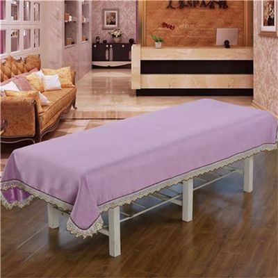 Cotton Protective Massage Table Bed Cover Salon Bed Sheet Cover with Face Hole Massage Table Cover Sheet Solid Color Massage Sheet Cover Beauty Salon Spa Sheet-I 31x79inch(80x200cm)