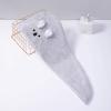 Cartoon Rabbit Ears Hair-Drying Cap Micron Yarn Triangular Binder Shower Cap Coral Fleece Absorbent Hair Drying Towel view 2
