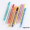 Nail Art Graffiti Pen Set 12Pcs Waterproof Drawing Marker Pen For Nails Neon Enamels Black White Quick Dry Nail Art Painting Pen DIY Abstract Lines Pen for Nail Art Nail Salon Supplies view 2