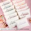 Buryeah 24 Pcs Cosmetic Bags for Women Thank You for Being Awesome Makeup Bags Bulk Employee Appreciation Pouches for Women Coworker Teacher Employee(White) view 2