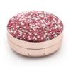 Bestbling bling Luxurious 15g 0.5oz Empty Gold Edge Make-up Powder Container Air Cushion Puff Case BB Cream Box with Air Cushion Sponge Powder Puff and Mirror (Pink) view 1