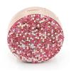 Bestbling bling Luxurious 15g 0.5oz Empty Gold Edge Make-up Powder Container Air Cushion Puff Case BB Cream Box with Air Cushion Sponge Powder Puff and Mirror (Pink) view 2