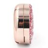 Bestbling bling Luxurious 15g 0.5oz Empty Gold Edge Make-up Powder Container Air Cushion Puff Case BB Cream Box with Air Cushion Sponge Powder Puff and Mirror (Pink) view 3