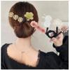 Delicate Shining Flowers Hair Bun Maker with Scrunchies - Elegant Curler for Women and Girls (Style 4) view 2