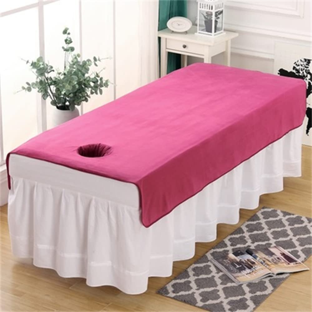 Beauty Salon Massage SPA Center Bed Sheets Reusable SPA Massage Table Cover Pleated Salon Bed Sheet Cover Solid Color Beauty Bed Sheet Cover Oil-resistant For Massage Table And Spa-B 31x75inch(80x190c