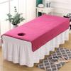 Beauty Salon Massage SPA Center Bed Sheets Reusable SPA Massage Table Cover Pleated Salon Bed Sheet Cover Solid Color Beauty Bed Sheet Cover Oil-resistant For Massage Table And Spa-B 31x75inch(80x190c view 1