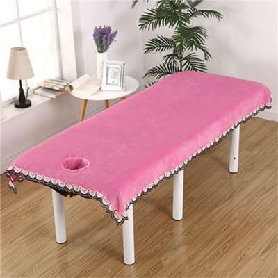 Darley Cotton Salon Couch Sheet with Face Hole SPA Massage Couch Cover Washable Massage Table Cover Sheet Beauty Salon Spa Sheet Beauty Massage SPA Couch Cover-B 31x75inch(80x190cm)