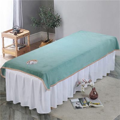 Darley Massage Fitted Sheet with Face Hole Soft Massage Table Cover Sheet Washable Salon Bed Sheet Cover SPA Massage Table Cover for Massage Bed-C 31x79inch(80x200cm)