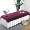 Darley Beauty Salon Massage Cover with Face Hole Beauty Massage SPA Couch Cover Solid Color Beauty Salon Spa Sheet Massage Table Cloth Salon Bed Sheet SPA Massage Couch Cover-A 31x79inch(80x200cm) view 1