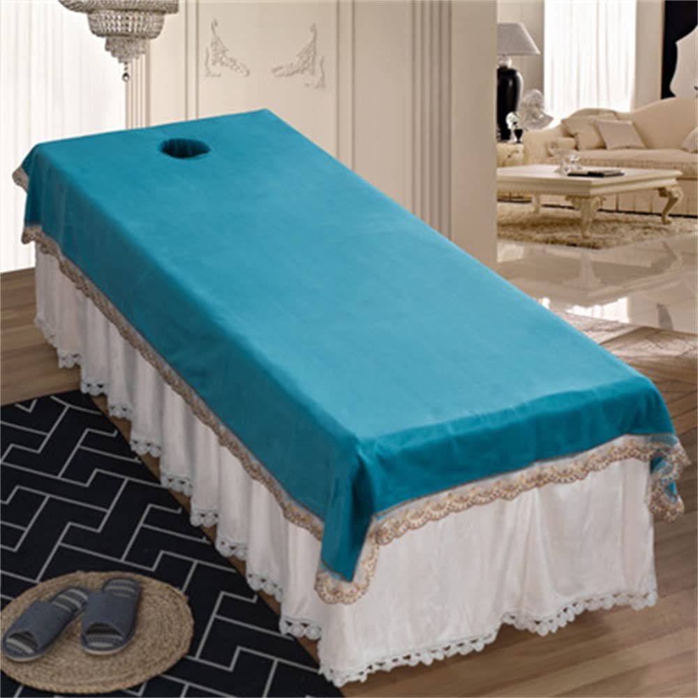 Massage Table SPA Couch Cover Sheet Waterproof Beauty Salon Spa Massage Table Cloth Professional Massage Couch Cover Soft Massage Sheet Cover Anti-slip For Massage Tables And Spas-B 49x87inch(125x220c