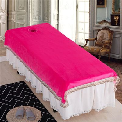 Massage Table SPA Couch Cover Sheet Waterproof Beauty Salon Spa Massage Table Cloth Professional Massage Couch Cover Soft Massage Sheet Cover Anti-slip For Massage Tables And Spas-E 49x87inch(125x220c