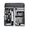 Pedicure Knife Tools Kits, Professional Stainless Steel Dead Skin Foot Callus Remover,19 pcs Nail Clipper Kit Ingrown Toenail Knife Tools Foot Scraper Knife to Remove Dead Skin with Leather Bag view 1