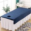 Beauty Salon Massage SPA Center Bed Sheets Reusable SPA Massage Table Cover Pleated Salon Bed Sheet Cover Solid Color Beauty Bed Sheet Cover Oil-resistant For Massage Table And Spa-D 31x75inch(80x190c view 1