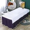 Beauty Bed Sheet Cover Soft SPA Massage Table Cover Mat Breathable Massage Table SPA Couch Cover Sheet Professional Facial Bed Cover With Face Hole Solid Color For Beauty Salon Spa-D 47x79inch(120x200 view 1