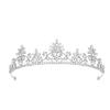 YYSuniee Luxury Cubic Zirconia Crowns and Tiaras Princess Wedding Crown Elegant Pageant Headband for Women Gift view 1