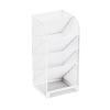 Jaugufiy Metal Makeup Brush Holder Organizer Pen Holder Compartments Multi-Purpose Cosmetics Brushes Storage Box , Beauty Tools, Pencil (White) view 1