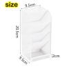 Jaugufiy Metal Makeup Brush Holder Organizer Pen Holder Compartments Multi-Purpose Cosmetics Brushes Storage Box , Beauty Tools, Pencil (White) view 2